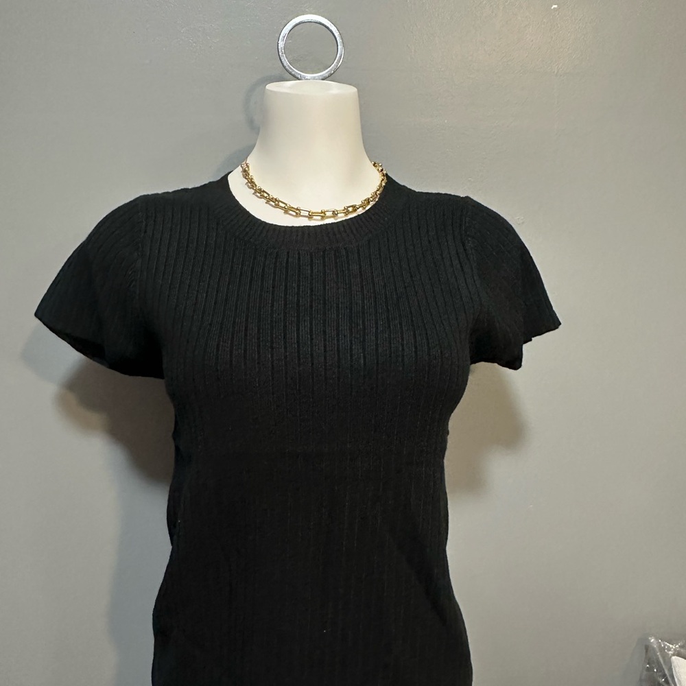 Lavender Ribbed Knit Top - Picture 5 of 6